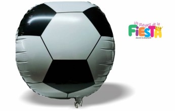 ReyesFiesta_GloboBalonFutbolNegro18in
