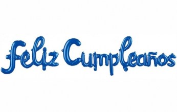 ReyesFiesta_GloboFraseFelizCumpleaños16inAzul