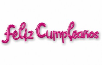 ReyesFiesta_GloboFraseFelizCumpleaños16inRosa